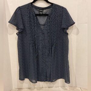 Sheer Blouse with Hearts